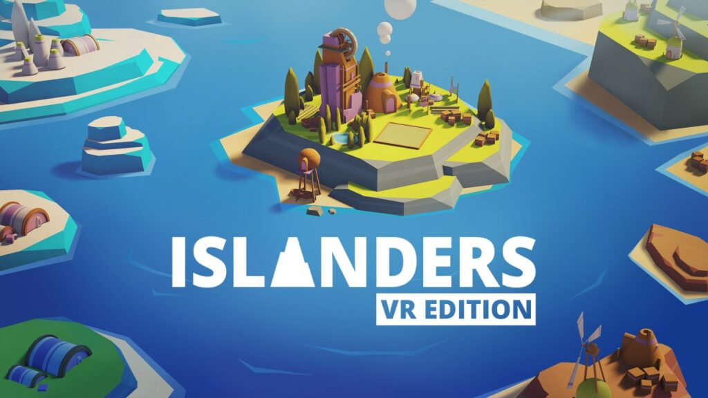 ISLANDERS VR Edition logo con isola colorata