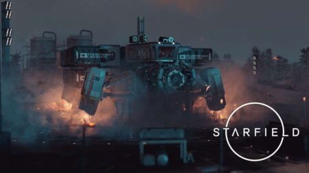 Un'astronave di Starfield