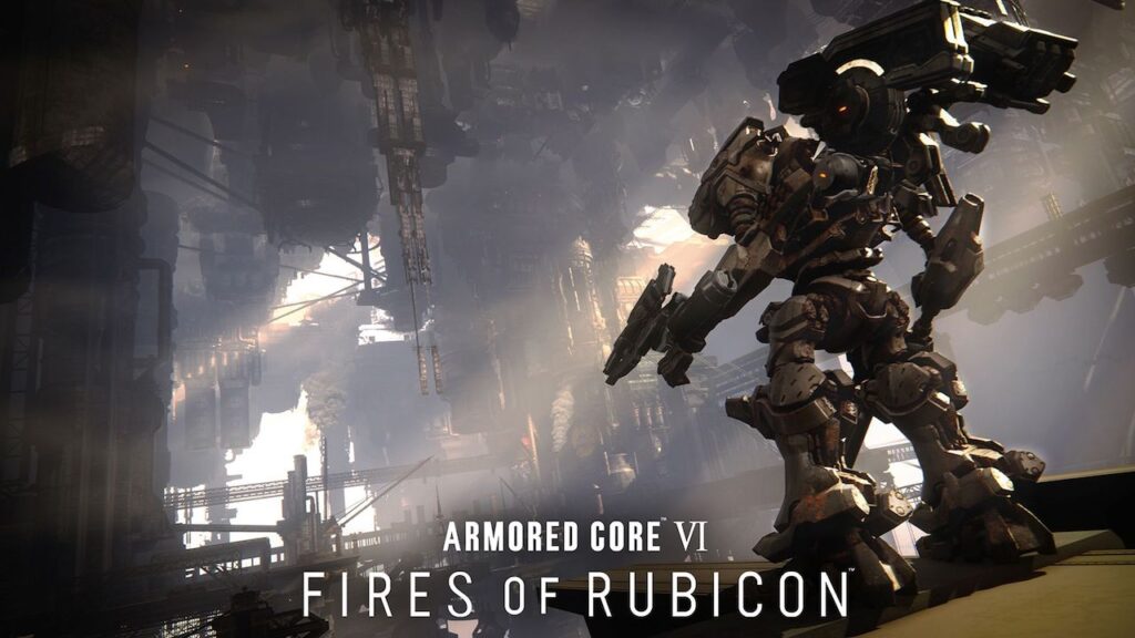 Un robot di Armored Core 6: Fires of Rubicon in primo piano