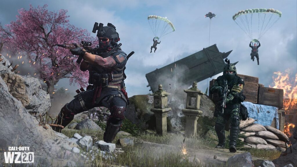 Dei soldati che combattono su una mappa di Call of Duty: Warzone 2.0