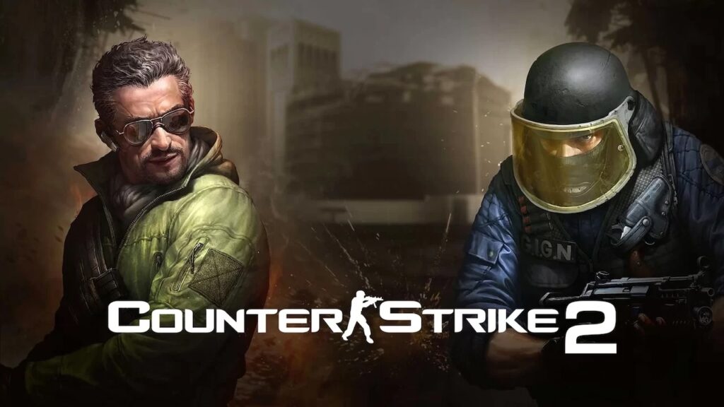 Il logo di Counter-Strike 2 con due personaggi