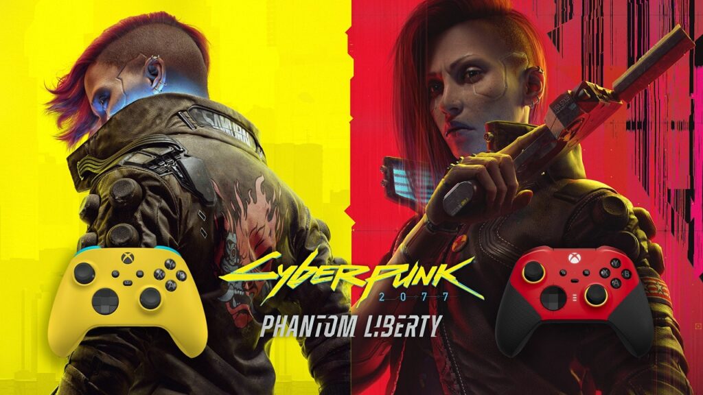 Cyberpunk 2077 e Phantom Liberty, controller Xbox a tema di CD Projekt Red
