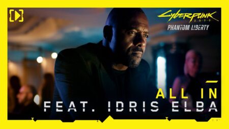 Idris Elba di Cyberpunk 2077: Phantom Liberty