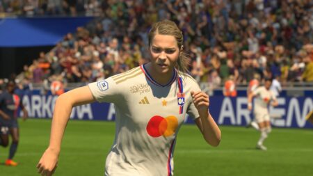Ada Hegerberg di EA Sports FC 24 in campo