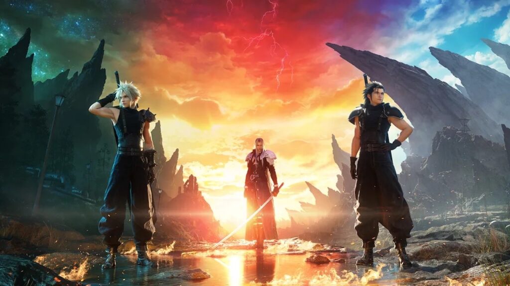 I tre personaggi principali di Final Fantasy 7 Rebirth
