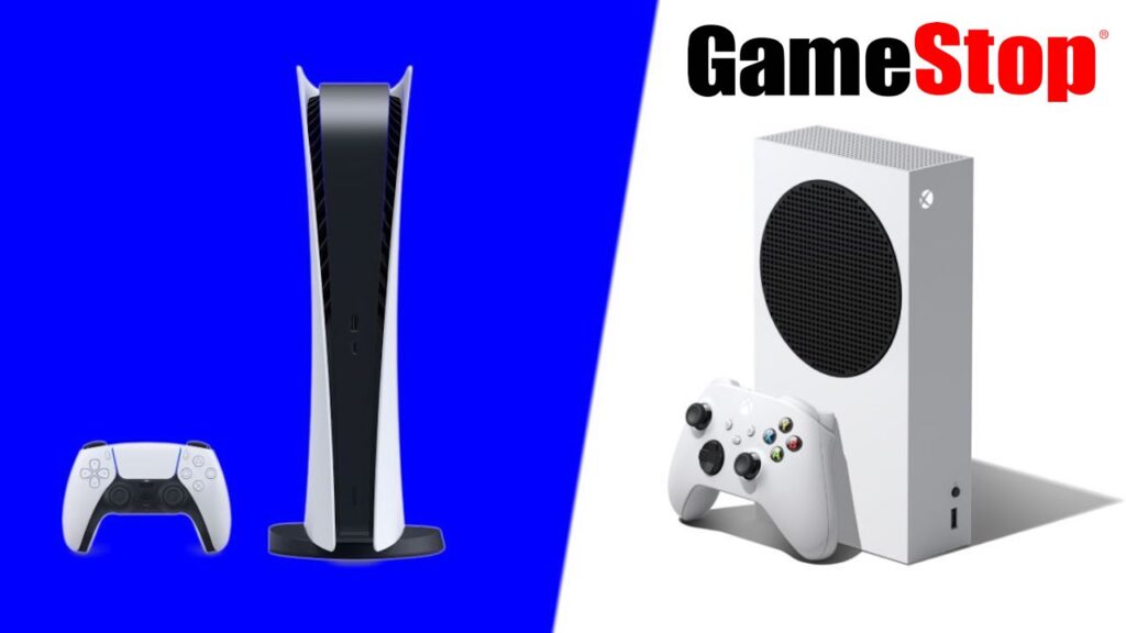 console PS5 digital XBox series s e logo gamestop