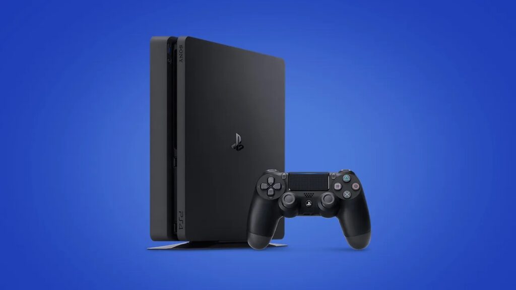 Una PS4 in verticale