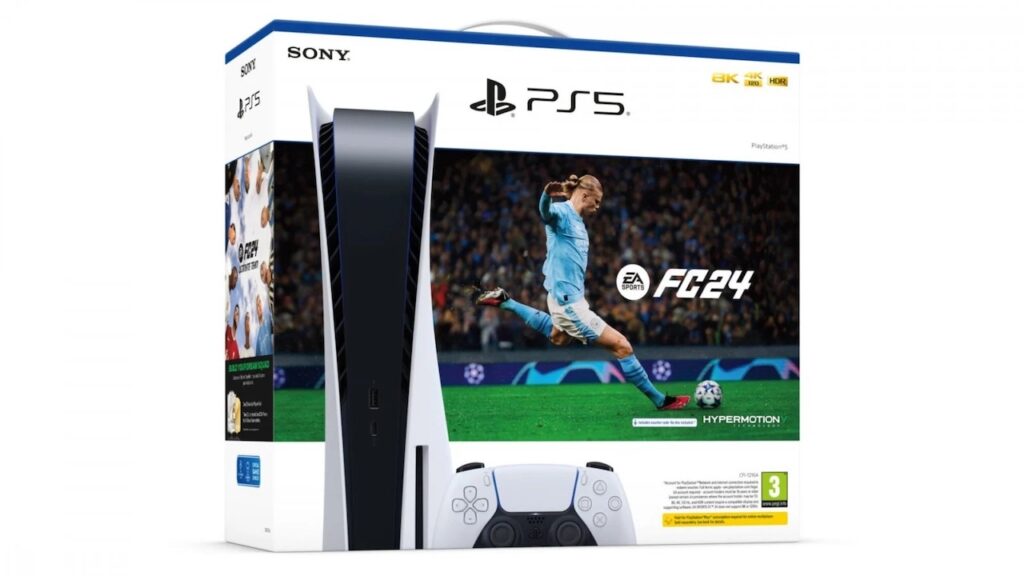 Il bundle di PS5 con EA Sports FC 24