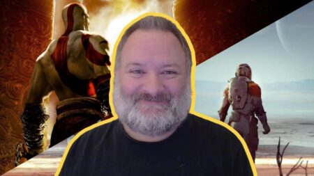 David Jaffe con dietro God of War e Starfield