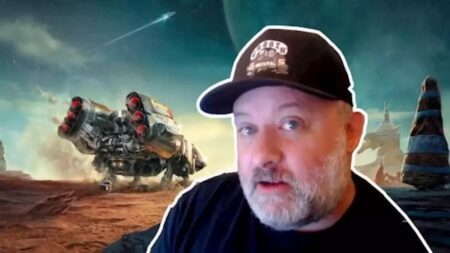 Starfield, David Jaffe di God of War ha solo parole d’amore per il gioco Bethesda David Jaffe con dietro un'astronave di Starfield