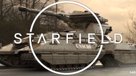 carro scorpion e logo starfield