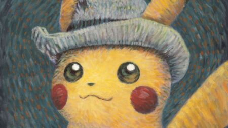 Autoritratto di Van Gogh, ma con Pikachu di Pokémon