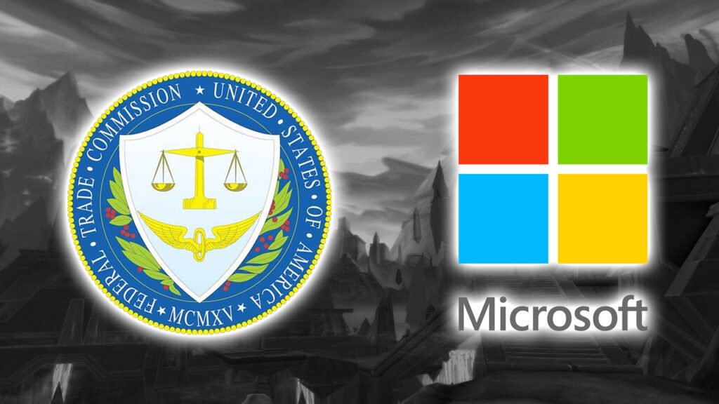 Il logo dell'FTC e di Microsoft