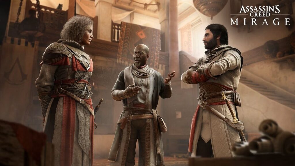 Tre personaggi principali di Assassin's Creed Mirage