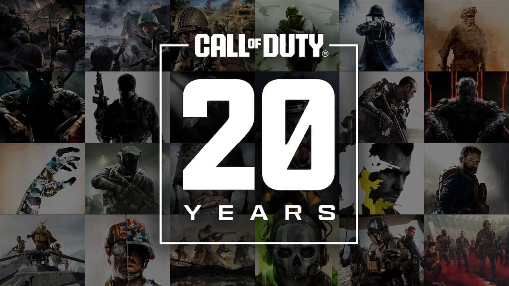 Il logo di Call of Duty per i 20 anni