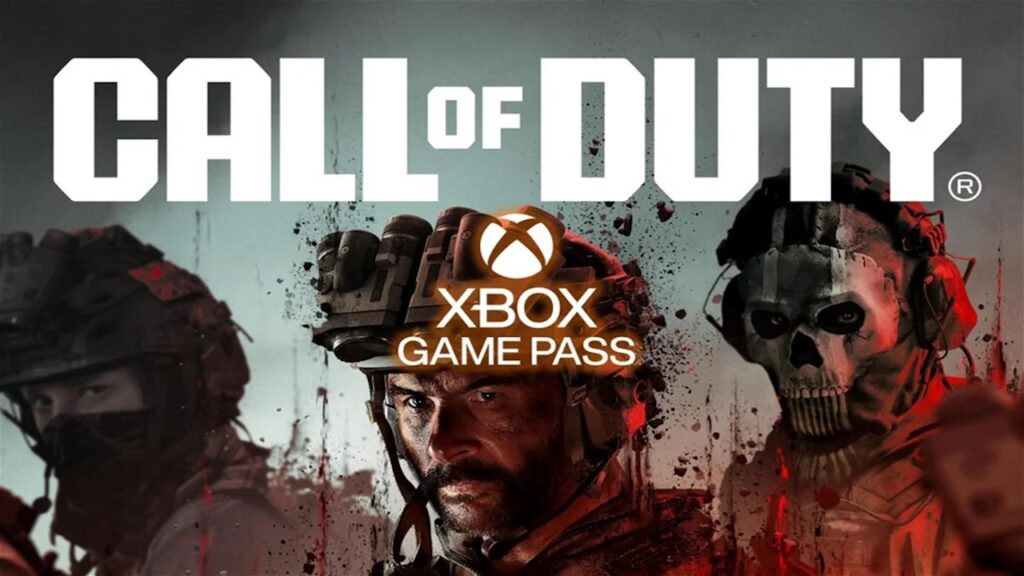 Il logo di Call of Duty con sotto quello di Xbox Game Pass
