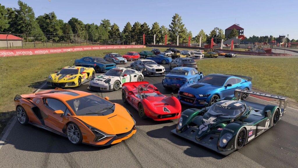 Alcune auto del nuovo Forza Motorsport in pista