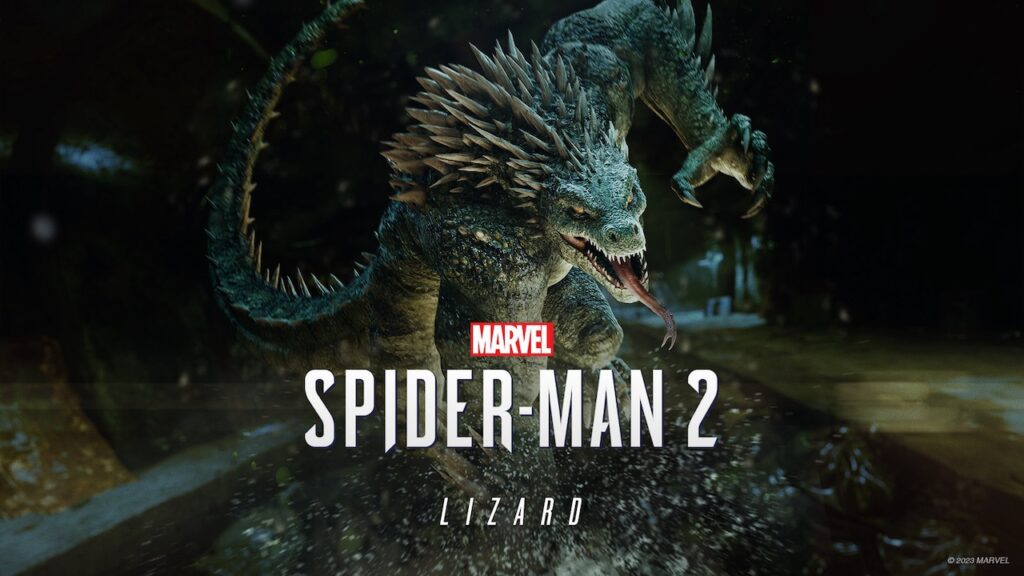 Lizard di Marvel's Spider-Man 2 in primo piano