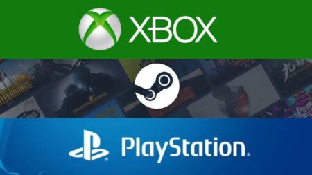 I loghi di PlayStation e Steam e Xbox