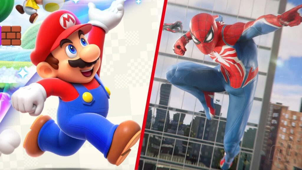 Super Mario Bros. Wonder vs Marvel's Spider-Man 2
