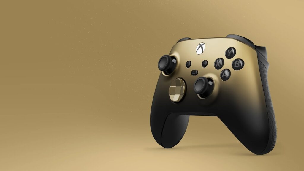 Il nuovo controller Gold di Xbox