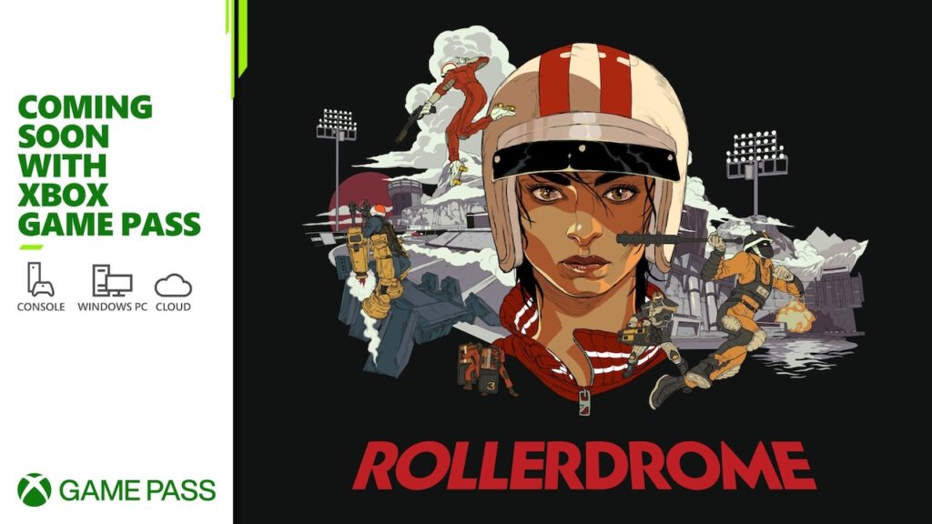 Rolledrome ed il logo di Xbox Game Pass