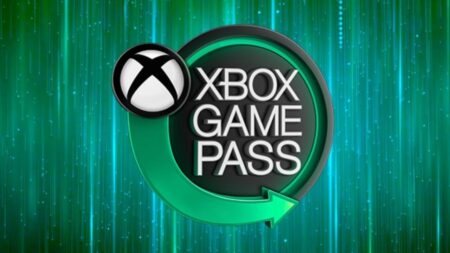 Il logo di Xbox Game Pass su uno sfondo verde