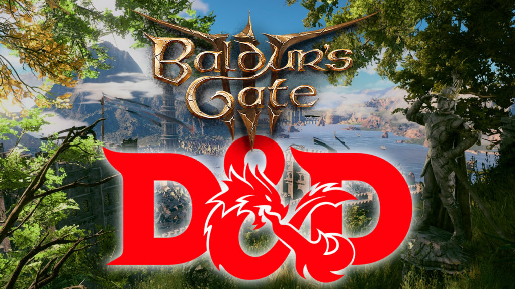 I loghi di Baldur's Gate 3 e Dungeons & Dragons