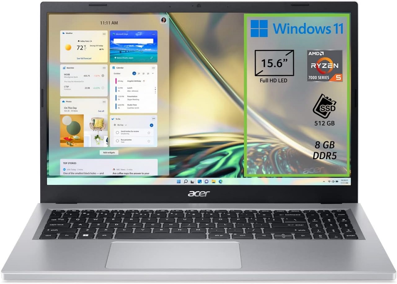 Notebook Acer Aspire 3 A315-24P-R8DK (8+512GB) Silver