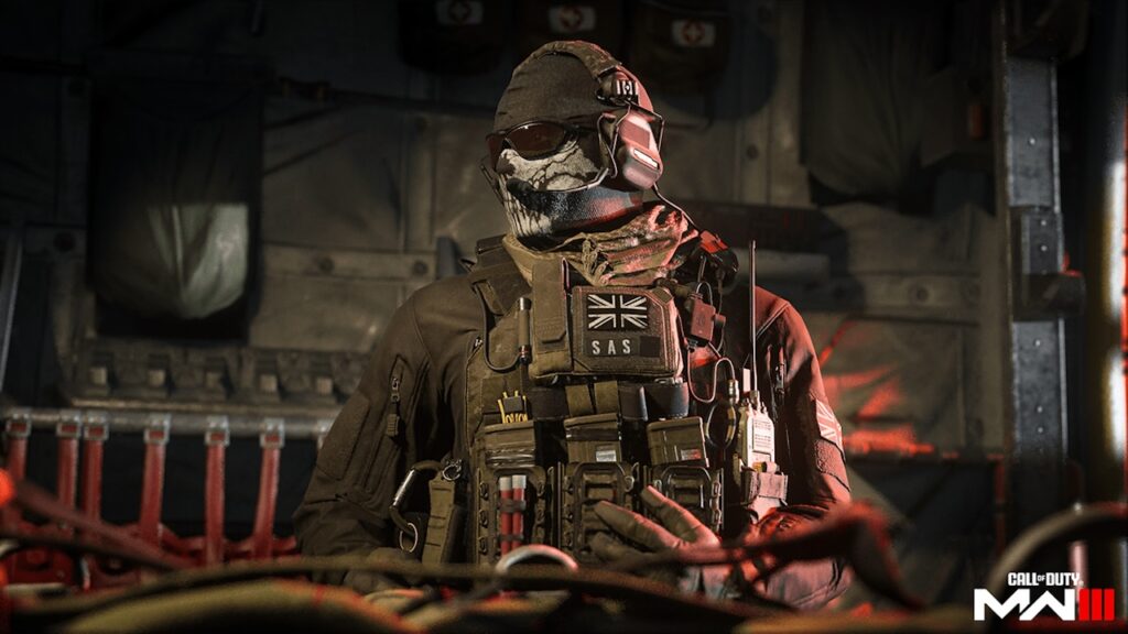 Ghost di Call of Duty: Modern Warfare 3 in primo piano