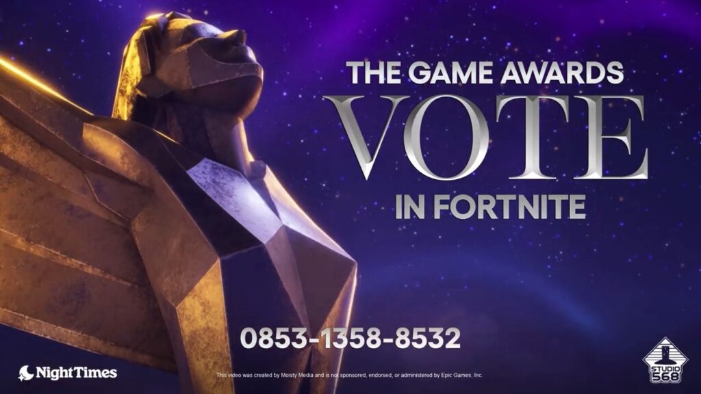 Fortnite, The Game Awards ha ora una sua isola dove possiamo giocare e