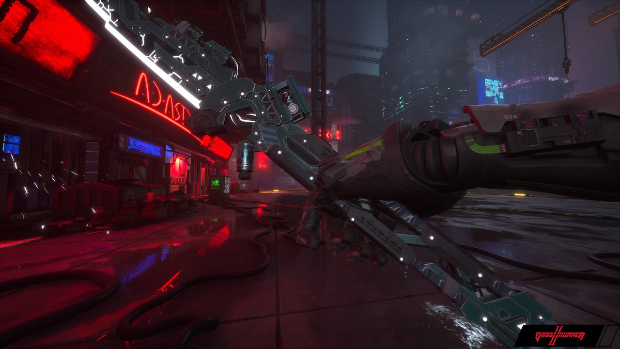 Ghostrunner 2: una delle tante spade ottenibili in game
