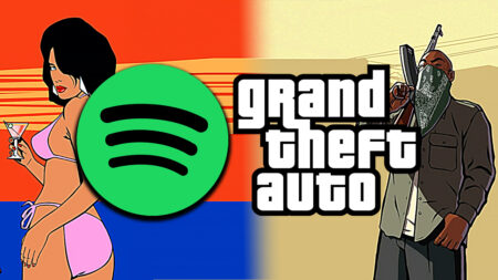 GTA, Spotify festeggia i 25 anni con una playlist a tema Spotify crea una playlist per i 25 anni di GTA