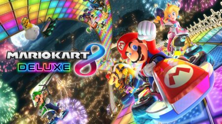 I personaggi principali di Mario Kart 8 Deluxe in pista