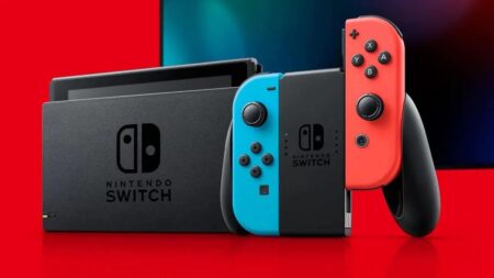 Una console Nintendo Switch