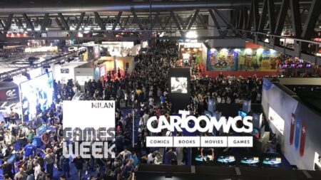 Il logo della Milan Games Week & Cartoomics 2023