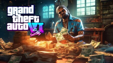 Take-Two Interactive ha bisogno di GTA 6: aumentano le perdite nell’ultimo trimestre Un personaggio di GTA 6 mentre ha dei soldi in mano
