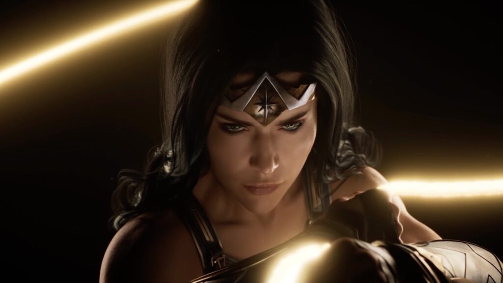 Wonder Woman di Monolith Productions in primo piano