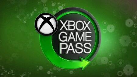 Il logo di Xbox Game Pass su uno sfondo verde