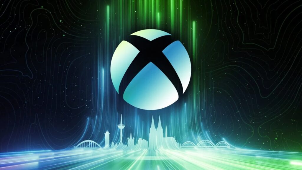 Il logo di Xbox in cielo