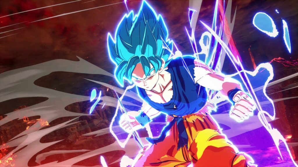 Goku di Dragon Ball Sparking Zero in primo piano