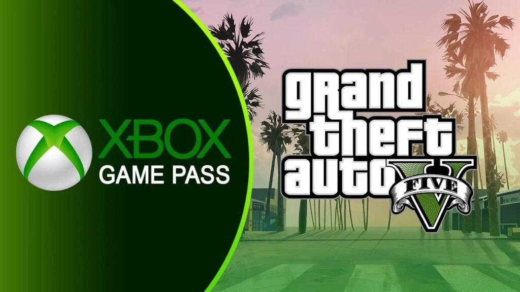 Il logo di Xbox Game Pass e GTA 5