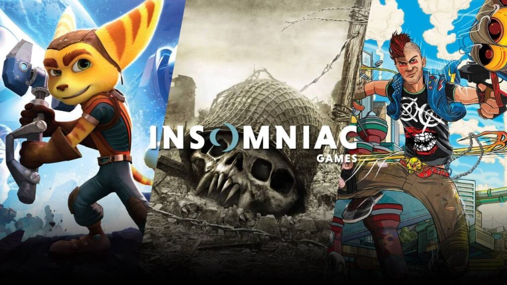 I tre personaggi di Insomniac Games