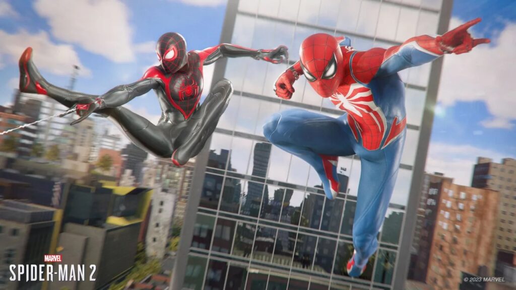 Due Uomini Ragno di Marvel's Spider-Man 2