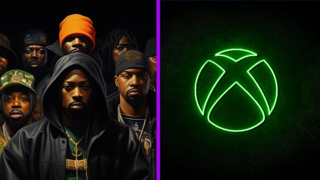 I membri del Wu-Thang-Clan con al fianco il logo di Xbox per Project Shaolin