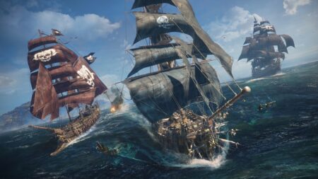 Delle navi pirata si scontrano in Skull and Bones