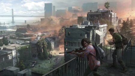 I personaggi di The Lost of Us Online su un tetto