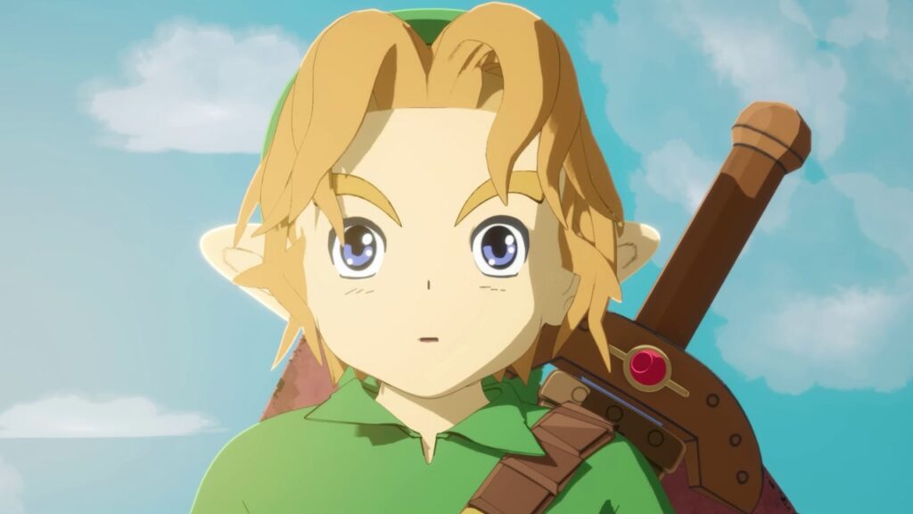 Link di The Legend of Zelda in stile Studio Ghibli