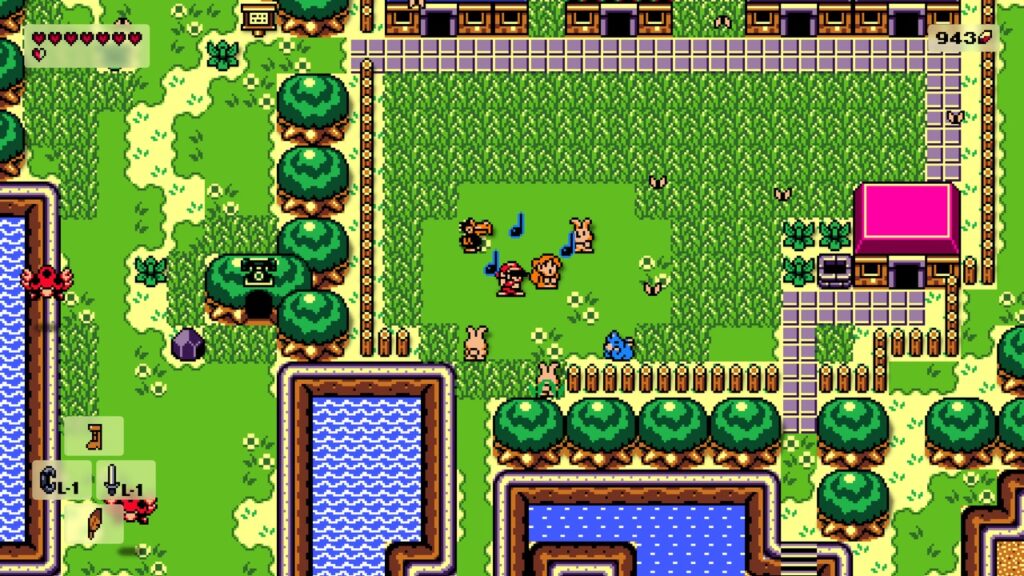 Una schermata di The Legend of Zelda: Link's Awakening DX HD