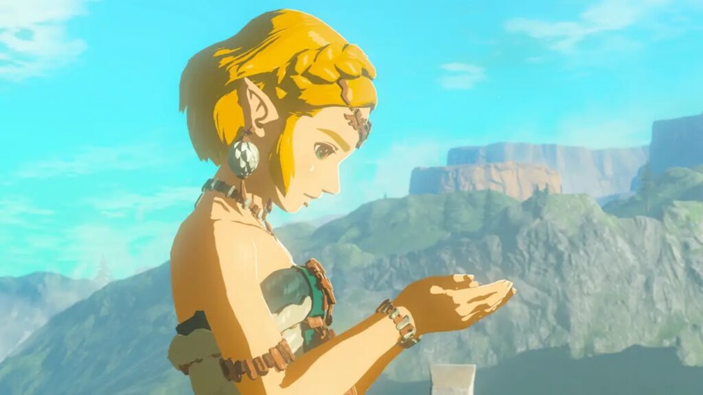 La principessa Zelda di The Legend of Zelda: Tears of the Kingdom